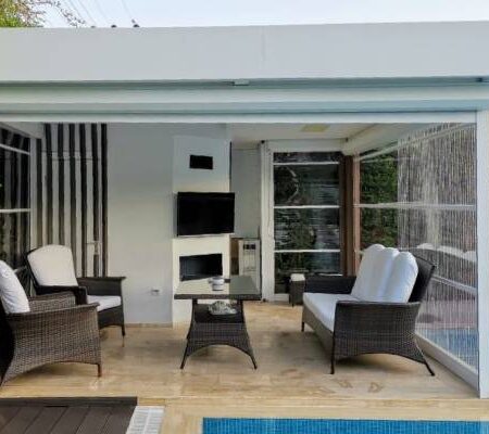 Bodrum Şeffaf Stor Tente